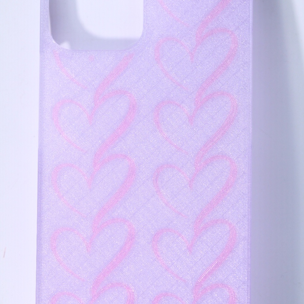 Cute iPhone 14 case with Hearts Cute design flexible case New!
